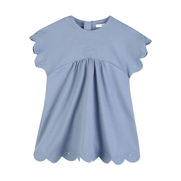 scalloped dress