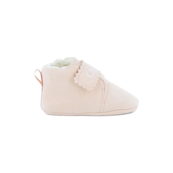 scalloped-edge booties