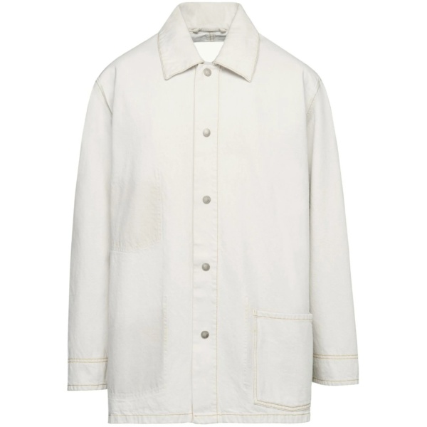 Selvedge denim shirt jacket