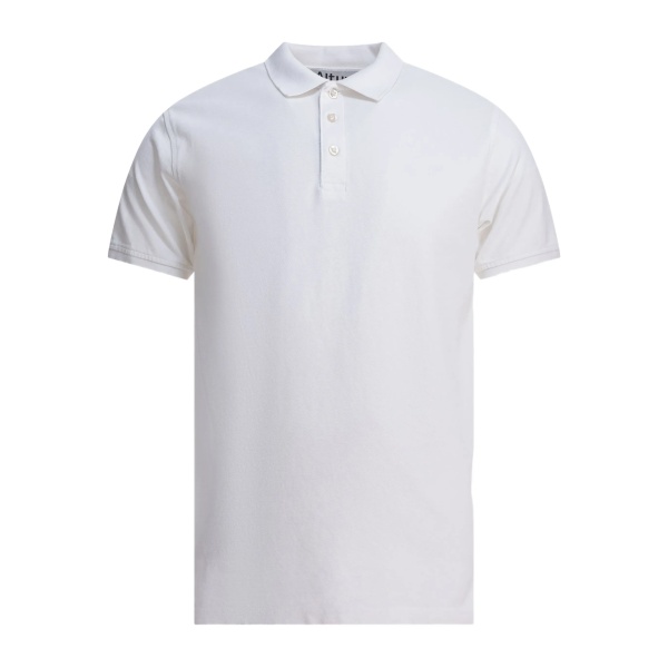 short-sleeve cotton polo shirt