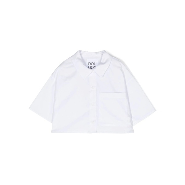 short-sleeve cotton shirt