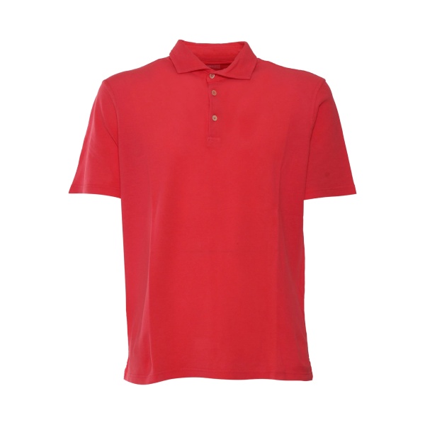 short-sleeve knitted polo shirt