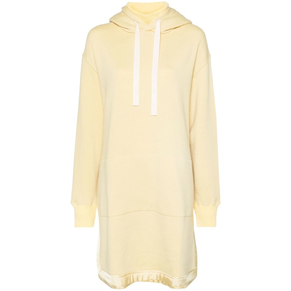 side-slits knitted hoodie