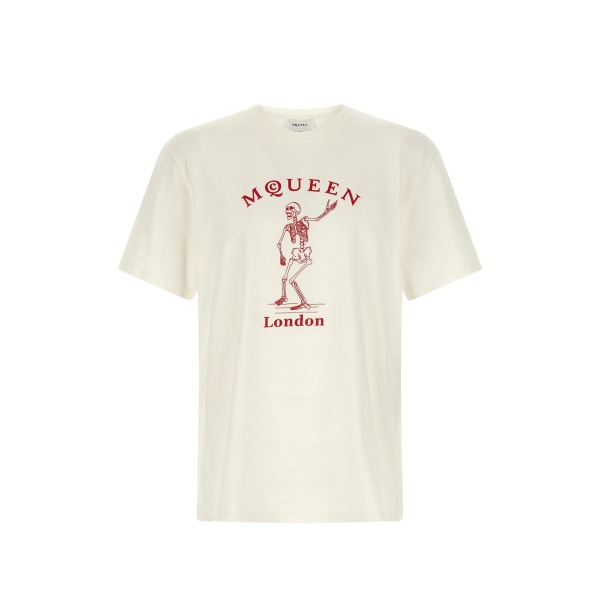 skeleton-print crew-neck T-shirt