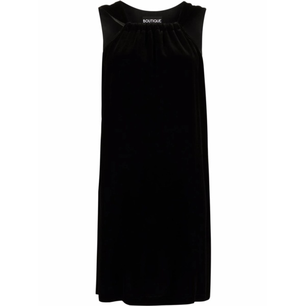 sleeveless shift mini dress