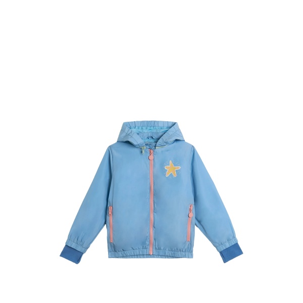 starfish-detail hooded jacket