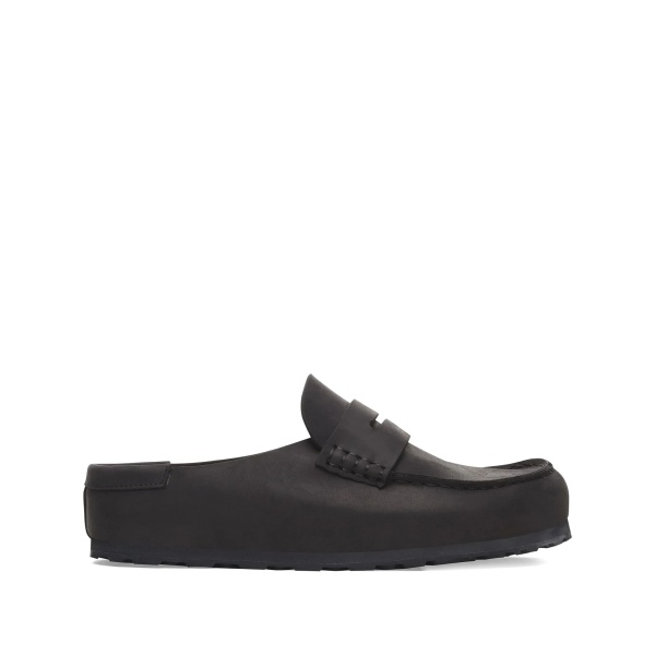 stitching sabot loafers