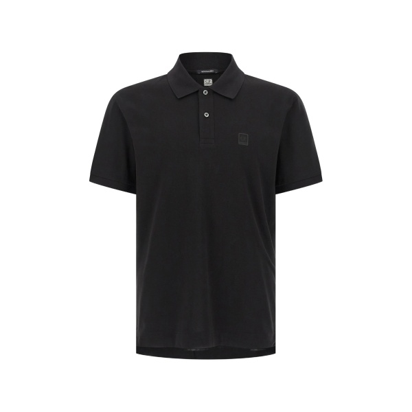 stretch logo polo shirt