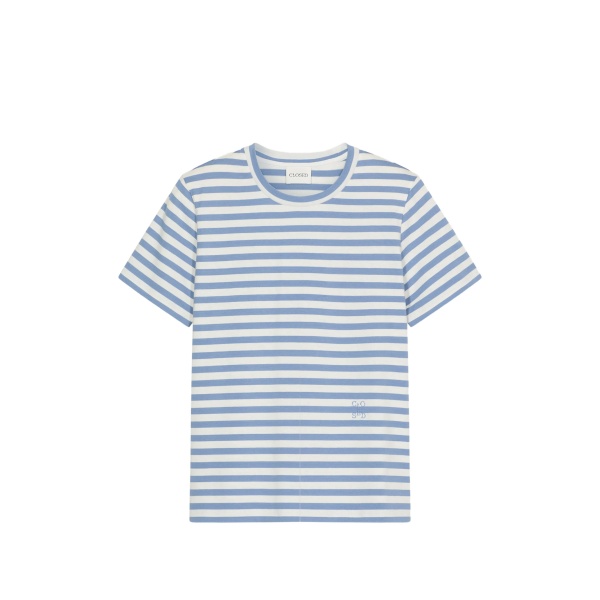striped basic T-shirt