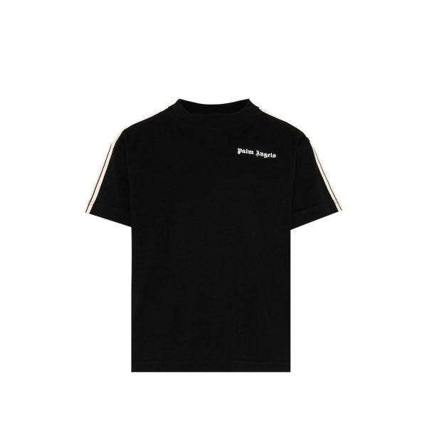 striped short-sleeves T-shirt