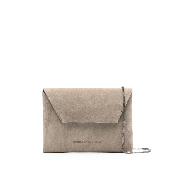 suede clutch bag