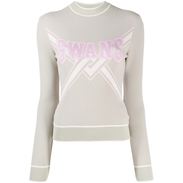 Swans knitted sweater
