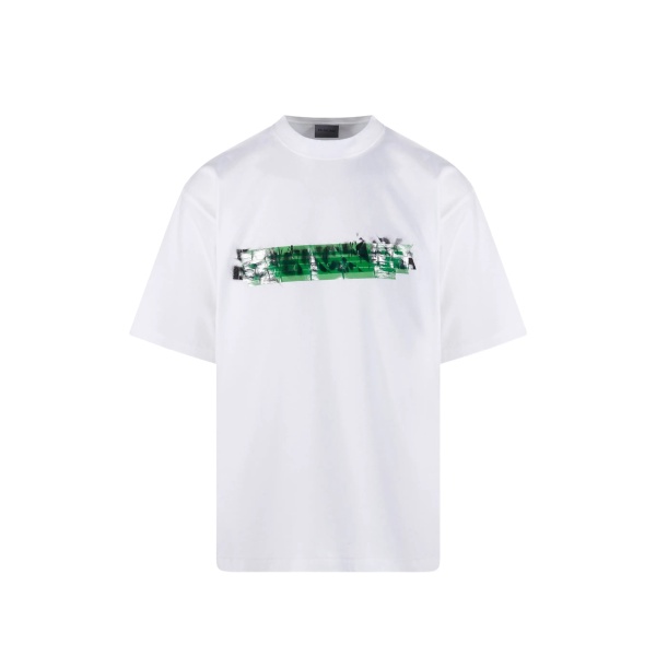 tape-effect logo T-shirt
