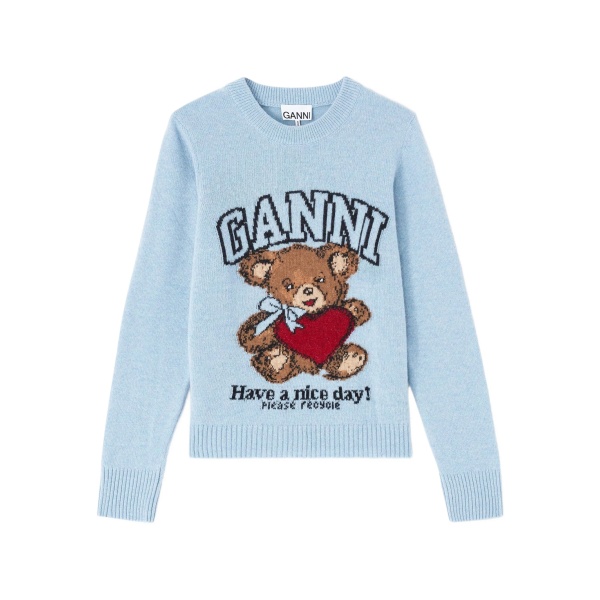teddy graphic sweater