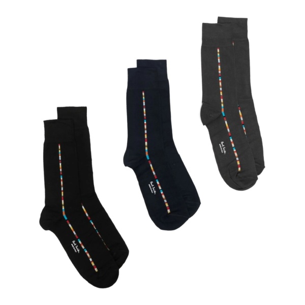 three-pack Signature Stripe socks