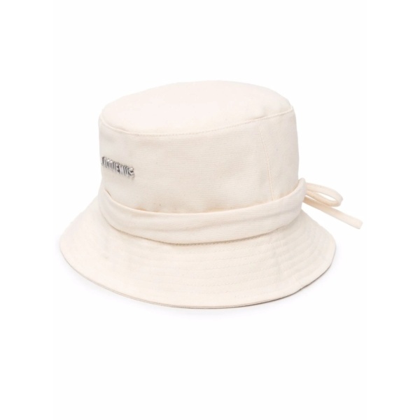 tie-detail bucket hat