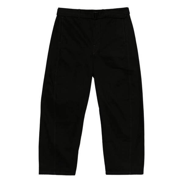 Twisted belted jeans