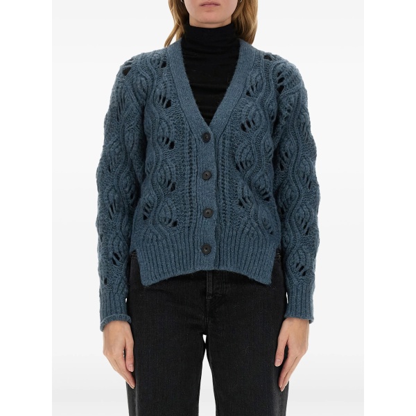 V-neck cardigan