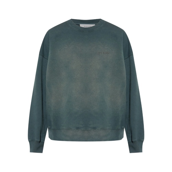 washed cotton sweatshirt