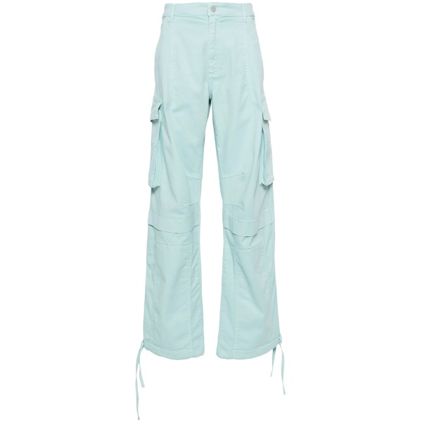wide-leg cargo trousers