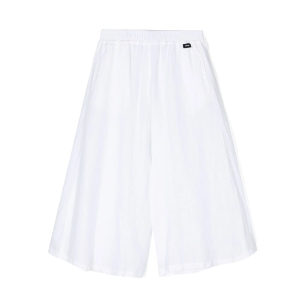 wide-leg linen trousers