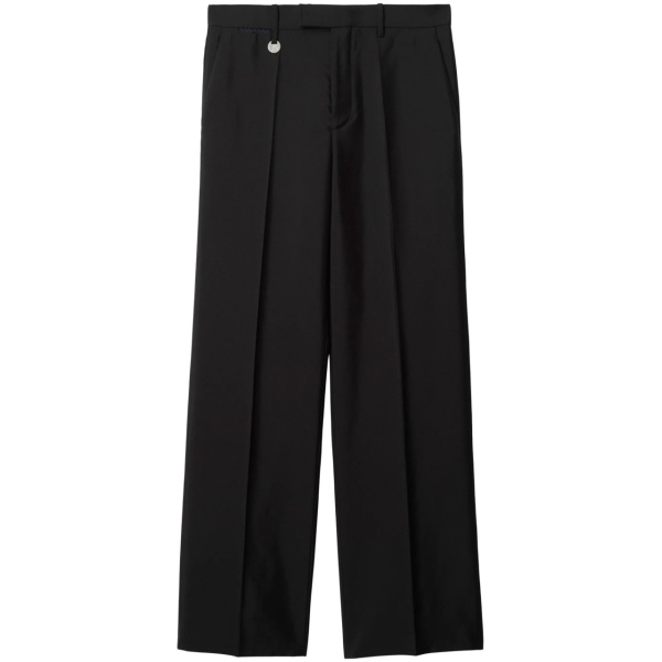 wool-blend tailored trousers