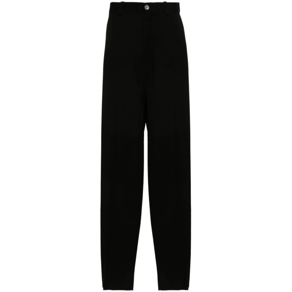 wool wide-leg tailored trousers