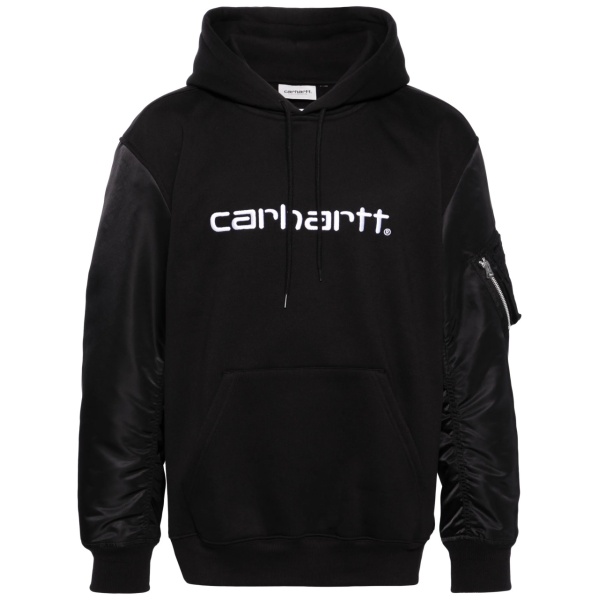 x Carhartt logo-embroidered hoodie