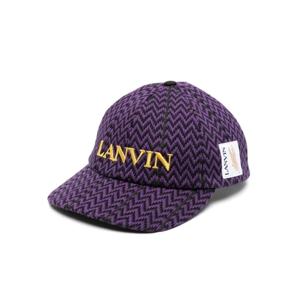 x Future logo-embroidered chevron-woven cap