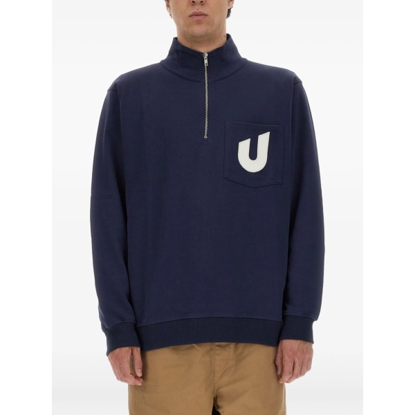 x YMC patch-pocket sweatshirt