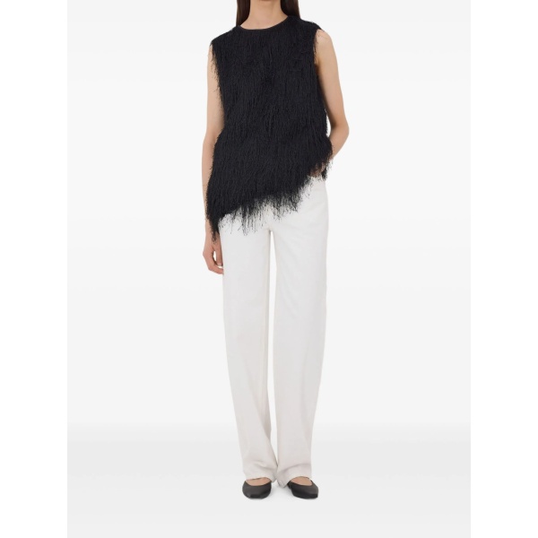 Yasmin fringed sleeveless vest