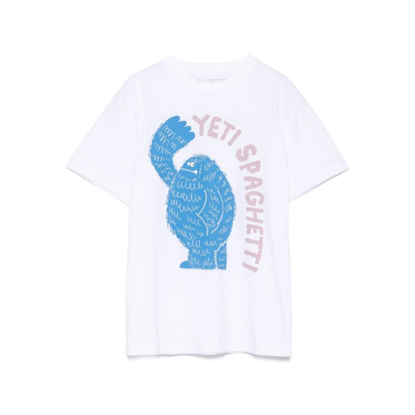yeti-spaghetti-print T-shirt