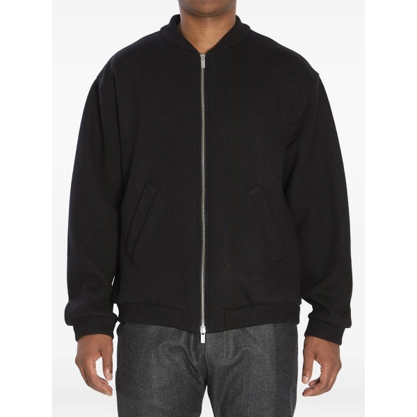 zip-front bomber jacket
