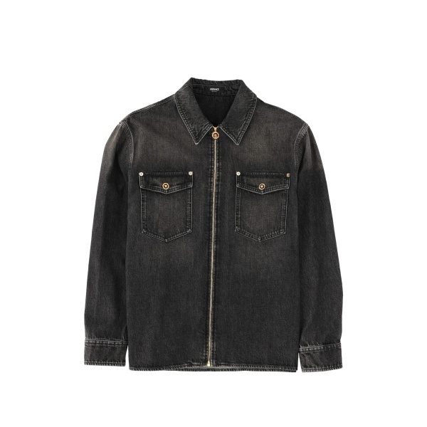zip-up cotton jacket
