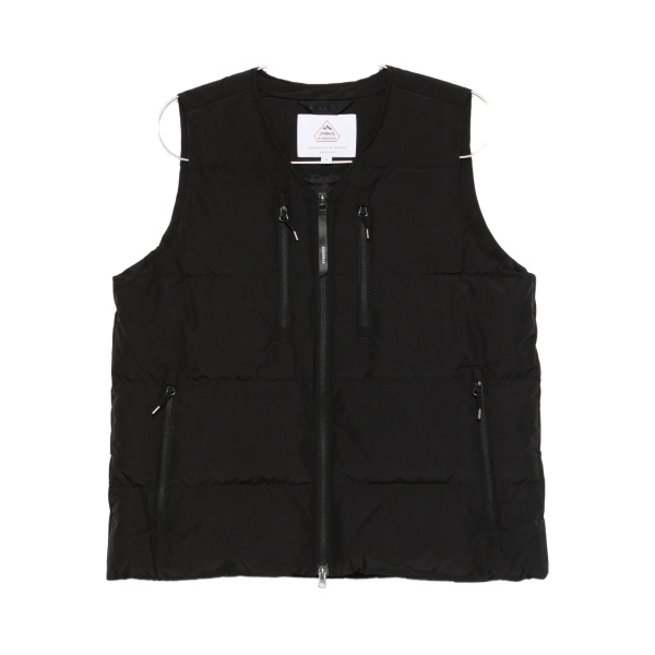 zip-up sleeveless gilet