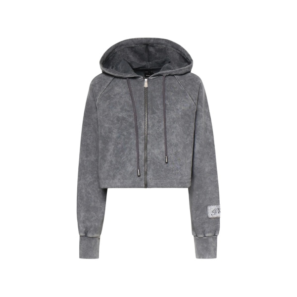 zipped hoodie