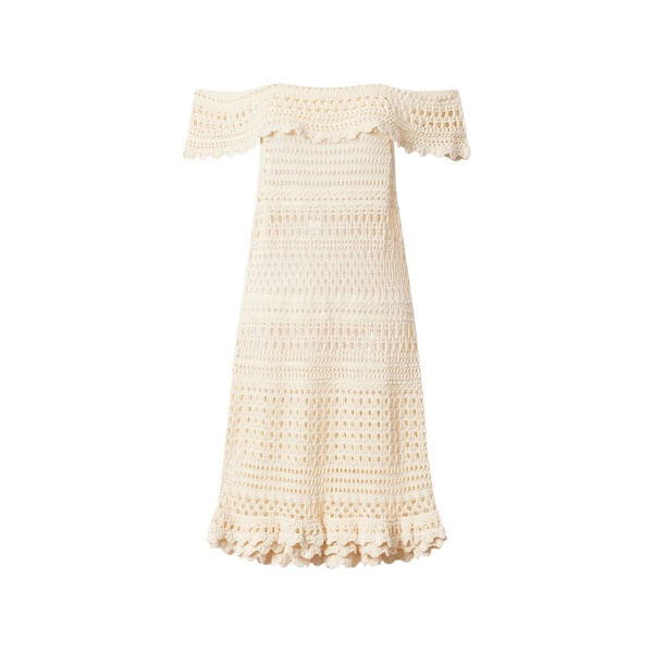 Zoa crochet mini dress