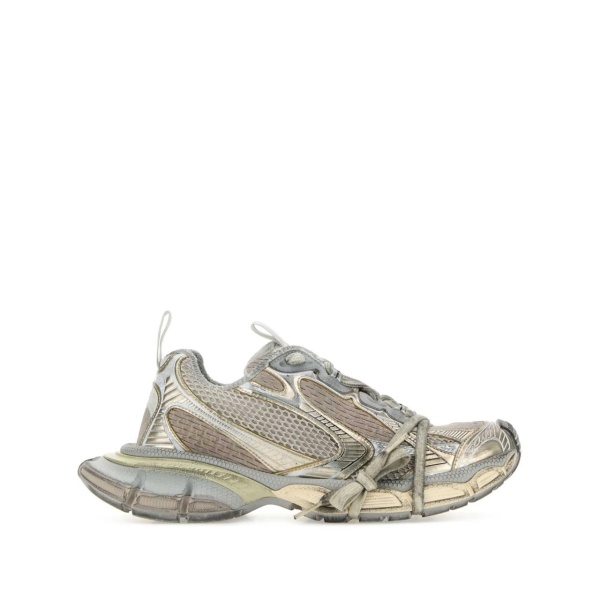 3XL mesh-panel sneakers