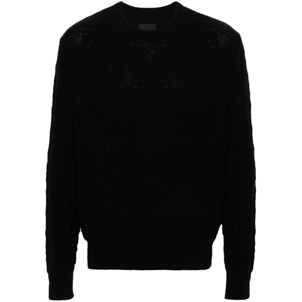4G jacquard cotton jumper