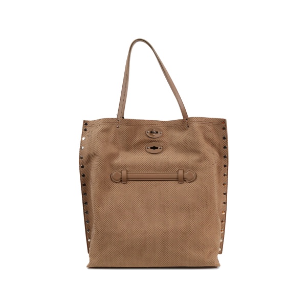 A' SPASSO® studded-embellishment tote bag
