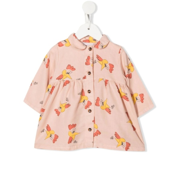 all-over chicken-print dress
