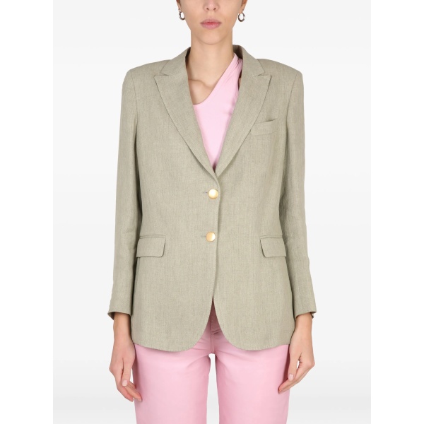 Angelica button-fastening blazer
