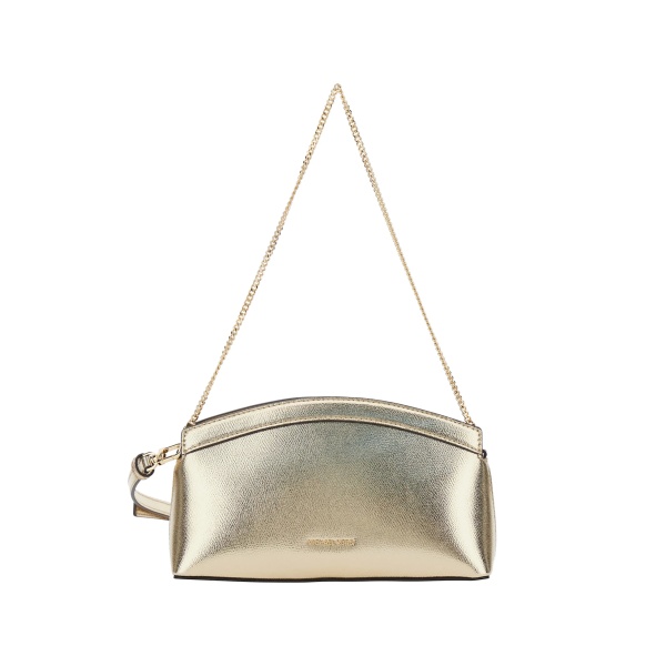 Athena metallic chain shoulder bag