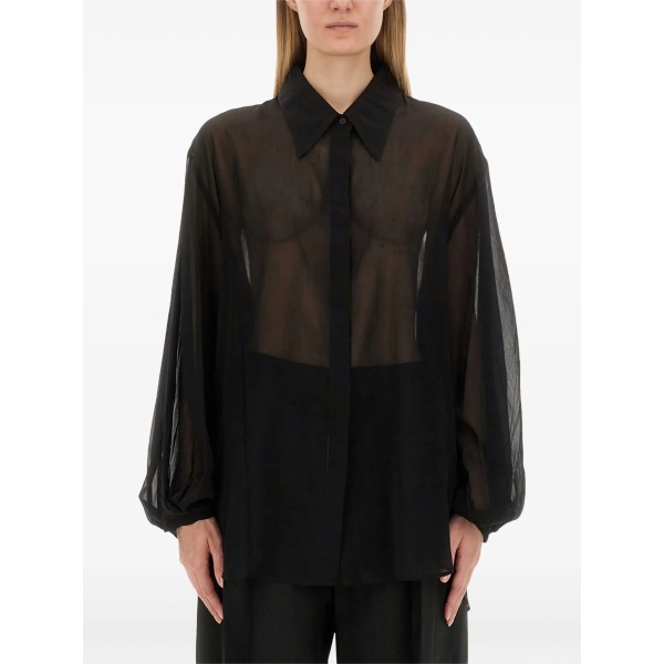 balloon-sleeve shirt