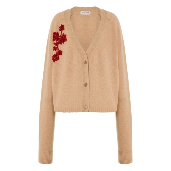 bead-embellished cardigan