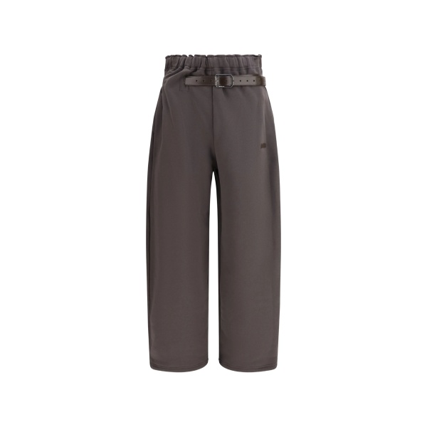 belted track pants