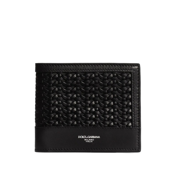 bi-fold woven wallet