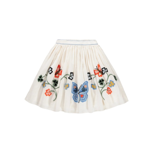 Bonnie embroidered mini skirt