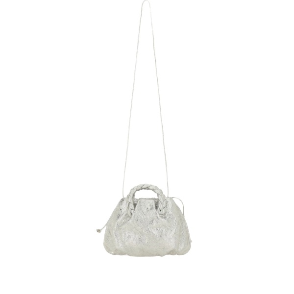 braided handle tote bag