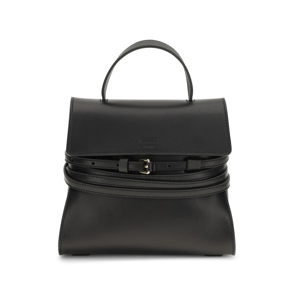 buckle leather tote bag